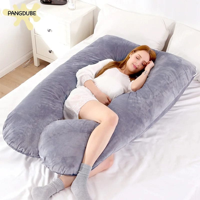 MaternityEase Full-Body Pregnancy Pillow – 130x70cm