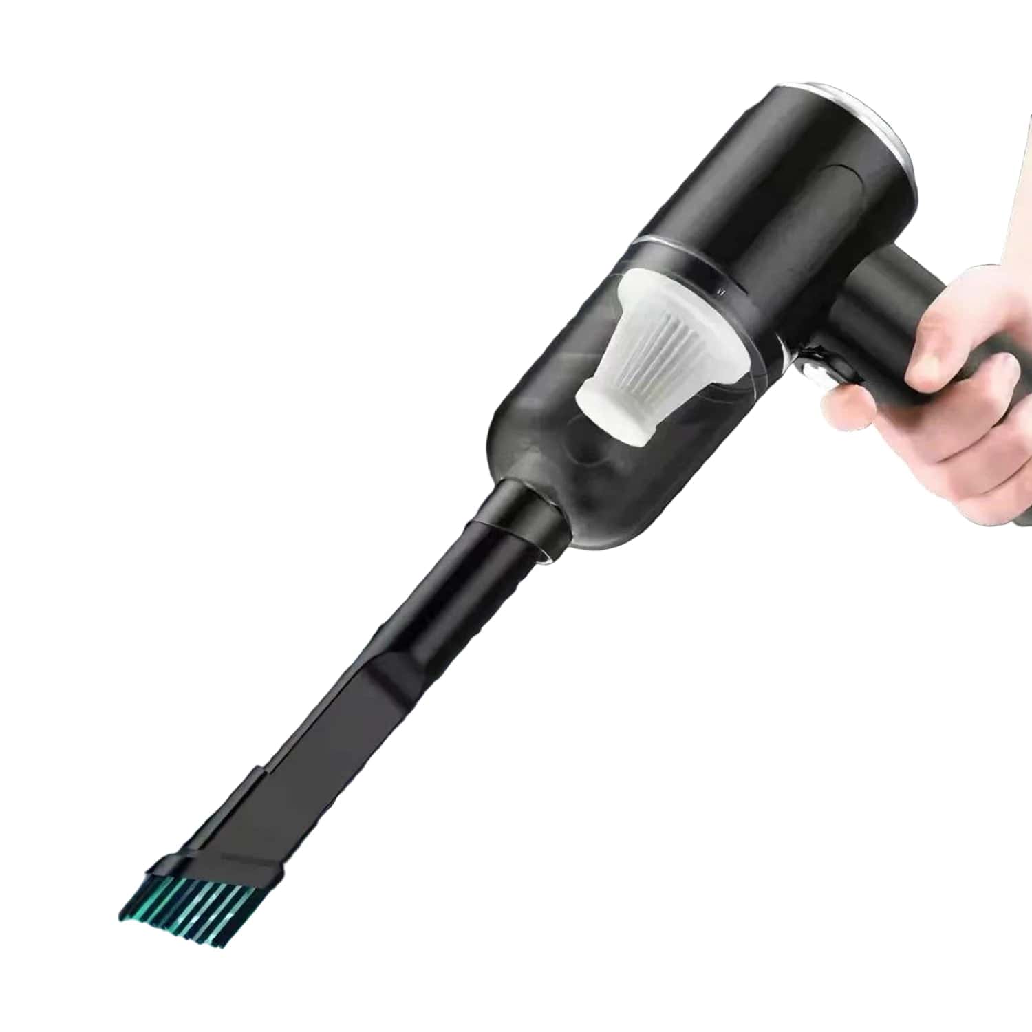 High Power Car Vacuum Cleaner – USB Rechargeable Portable Suction