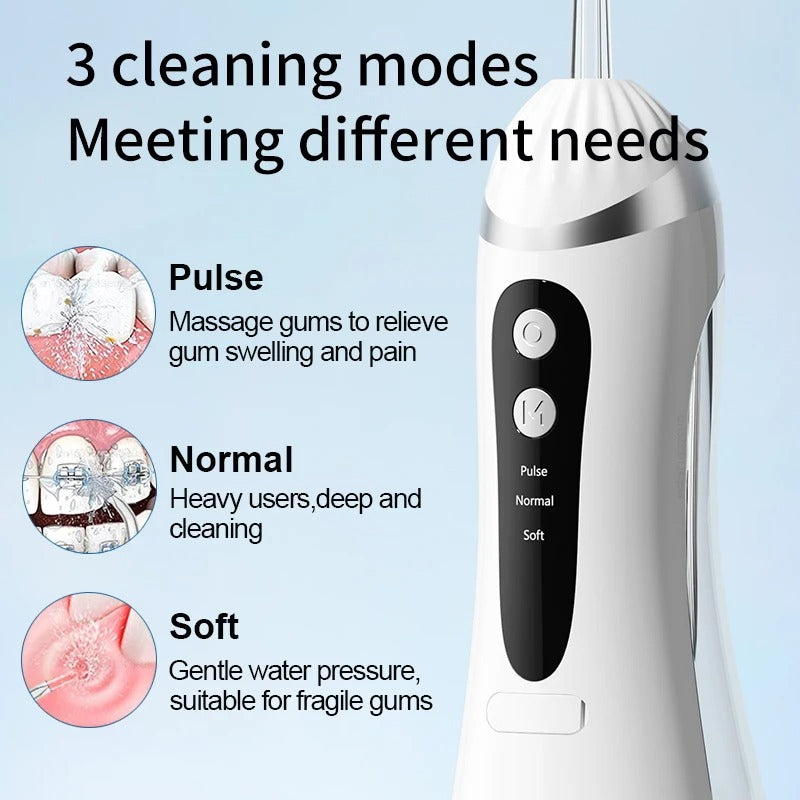 Electric Portable Water Flosser Oral Irrigator for Dental Cleaning