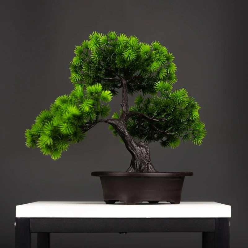 27cm Artificial Pine Bonsai Plant Realistic Indoor Bonsai Tree