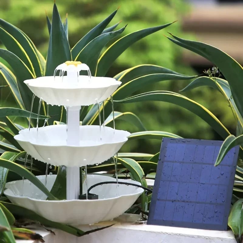 AquaFeather Solar Bird Bath Fountain