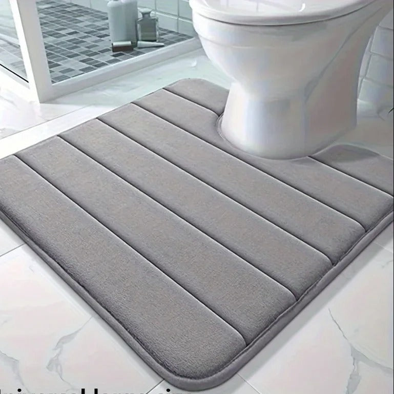 Luxury U-Shaped Memory Foam Bath Mat