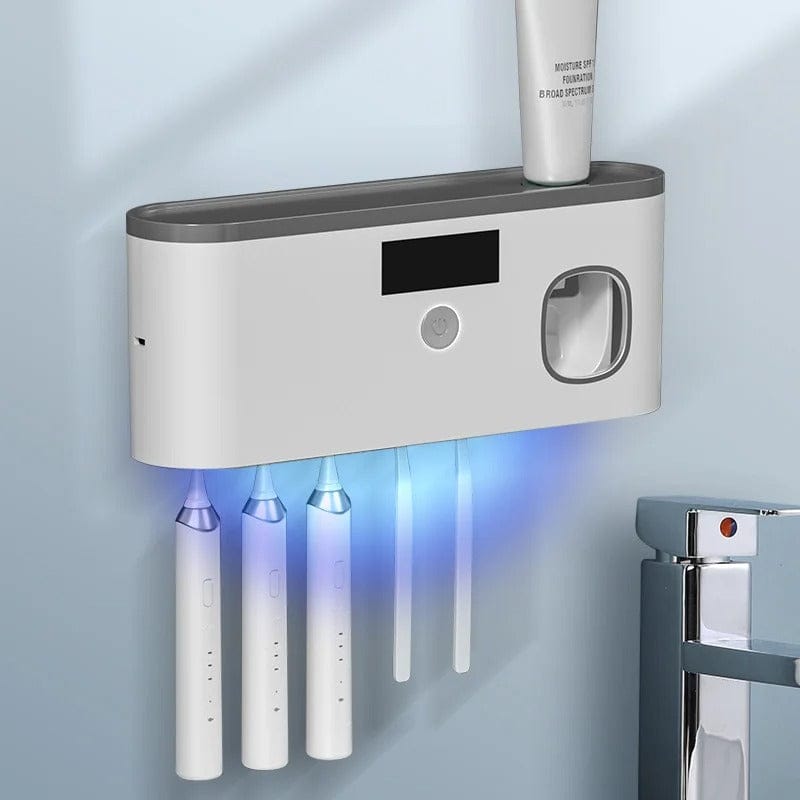 Intelligent Toothbrush Steriliser with Automatic Toothpaste Dispenser