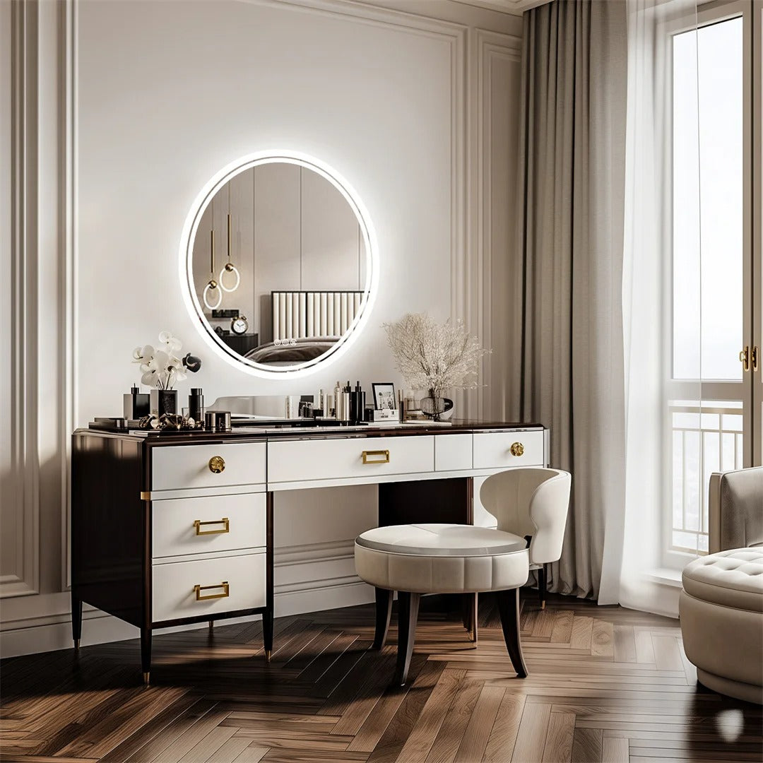 Round LED Smart Bathroom Mirror