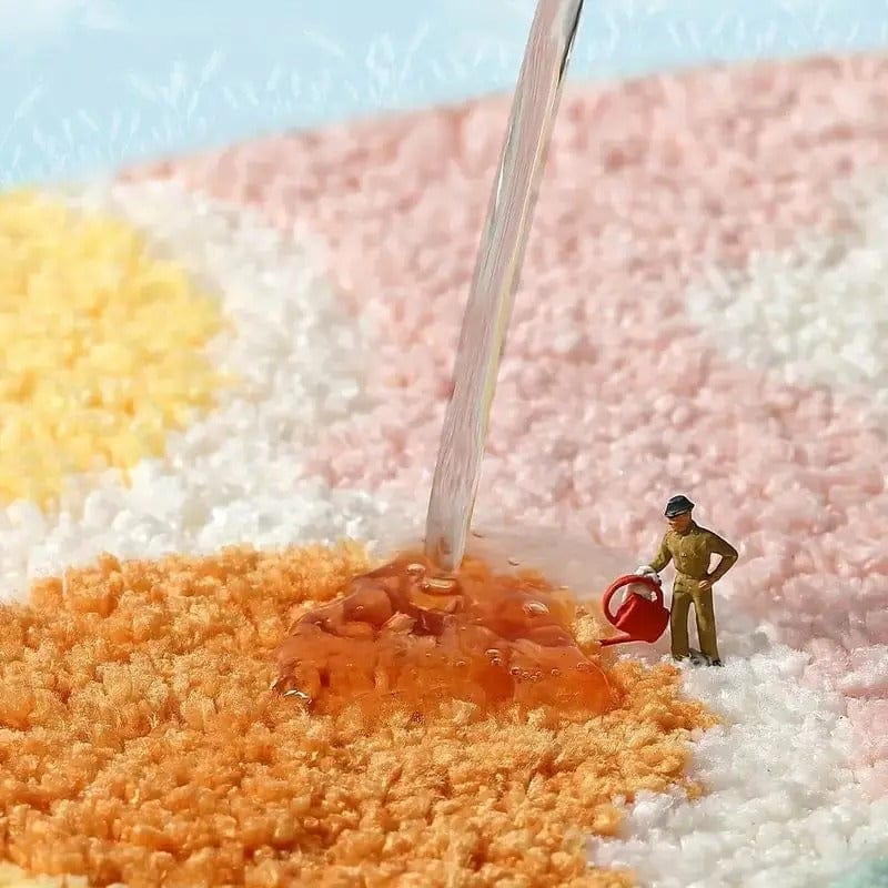 Floral Comfort Bath Rug 40x60cm