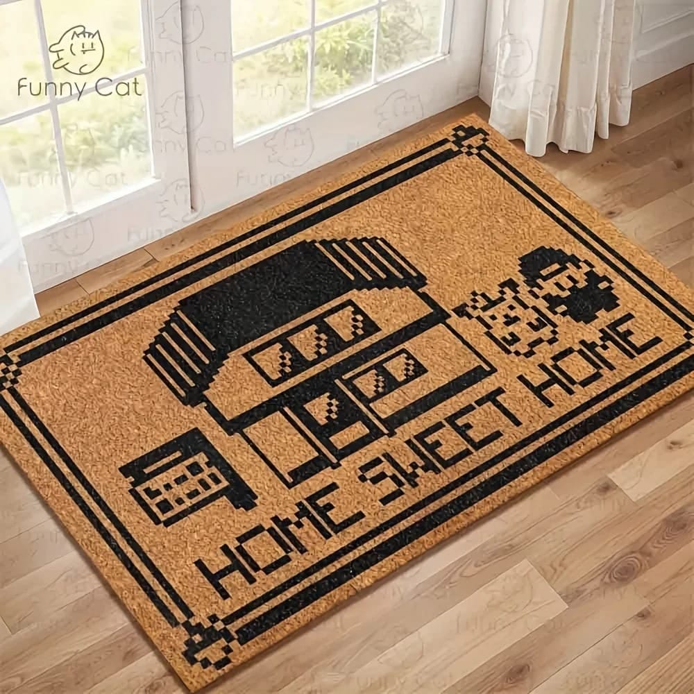 PixelNest Anime Welcome Door Mat