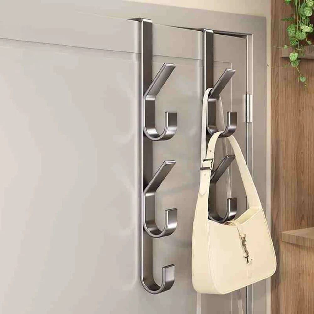 HomeEase Over Door Hook Rack Heavy-Duty
