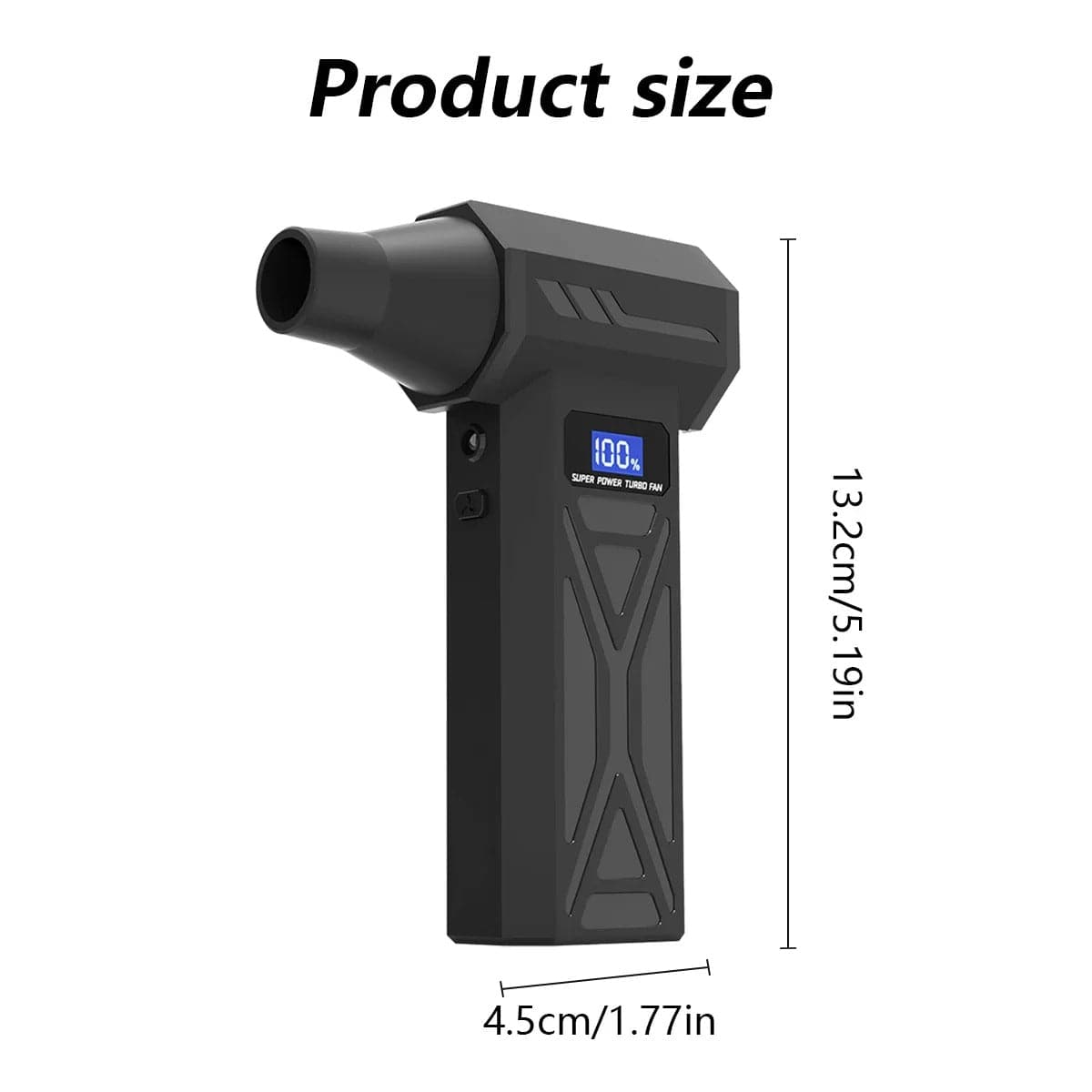 110000RPM Turbo Jet Air Blower Cordless Adjustable Air Duster