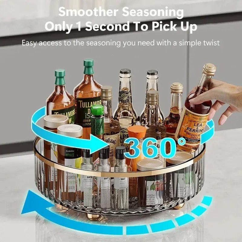 EasySpin Rotating Organizer Tray
