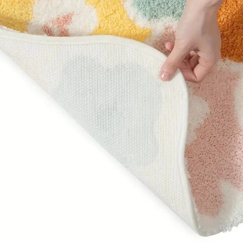 Floral Comfort Bath Rug 40x60cm