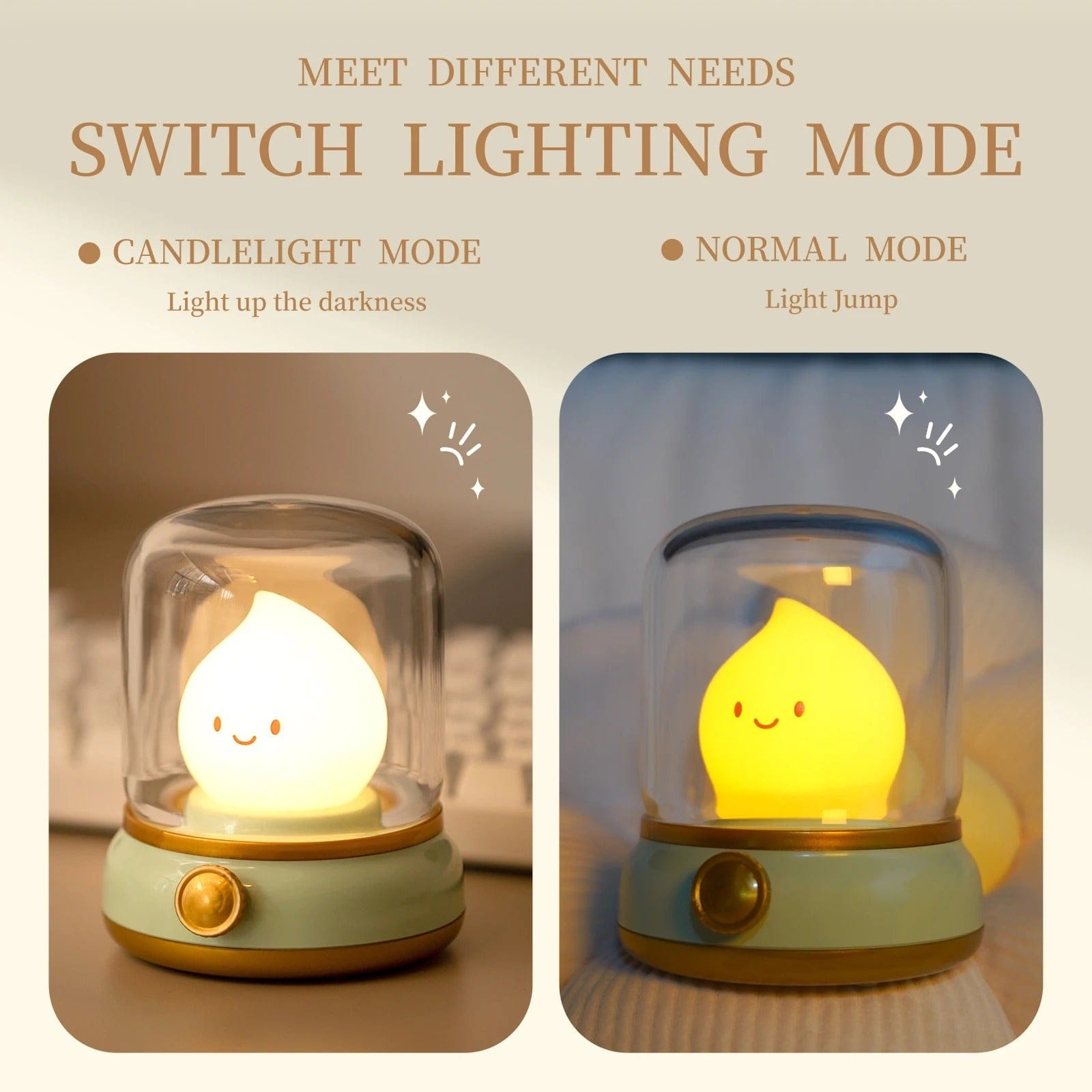 CuteGlow Mini LED Night Lamp