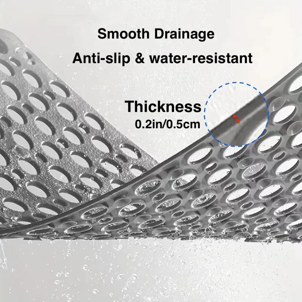 Non-Slip Bath Mat with Suction Cups