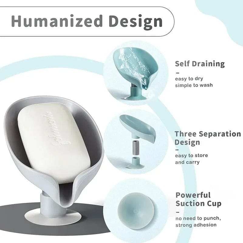 AquaLeaf Soap Holder Set (2-Pack)