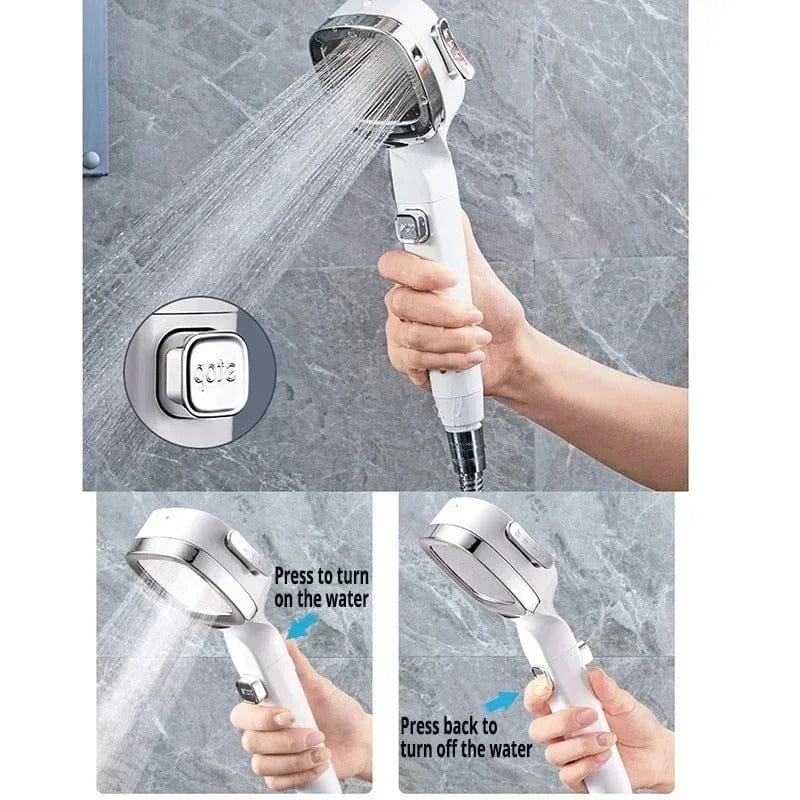 HydroBoost™ Smart High-Pressure Shower Head