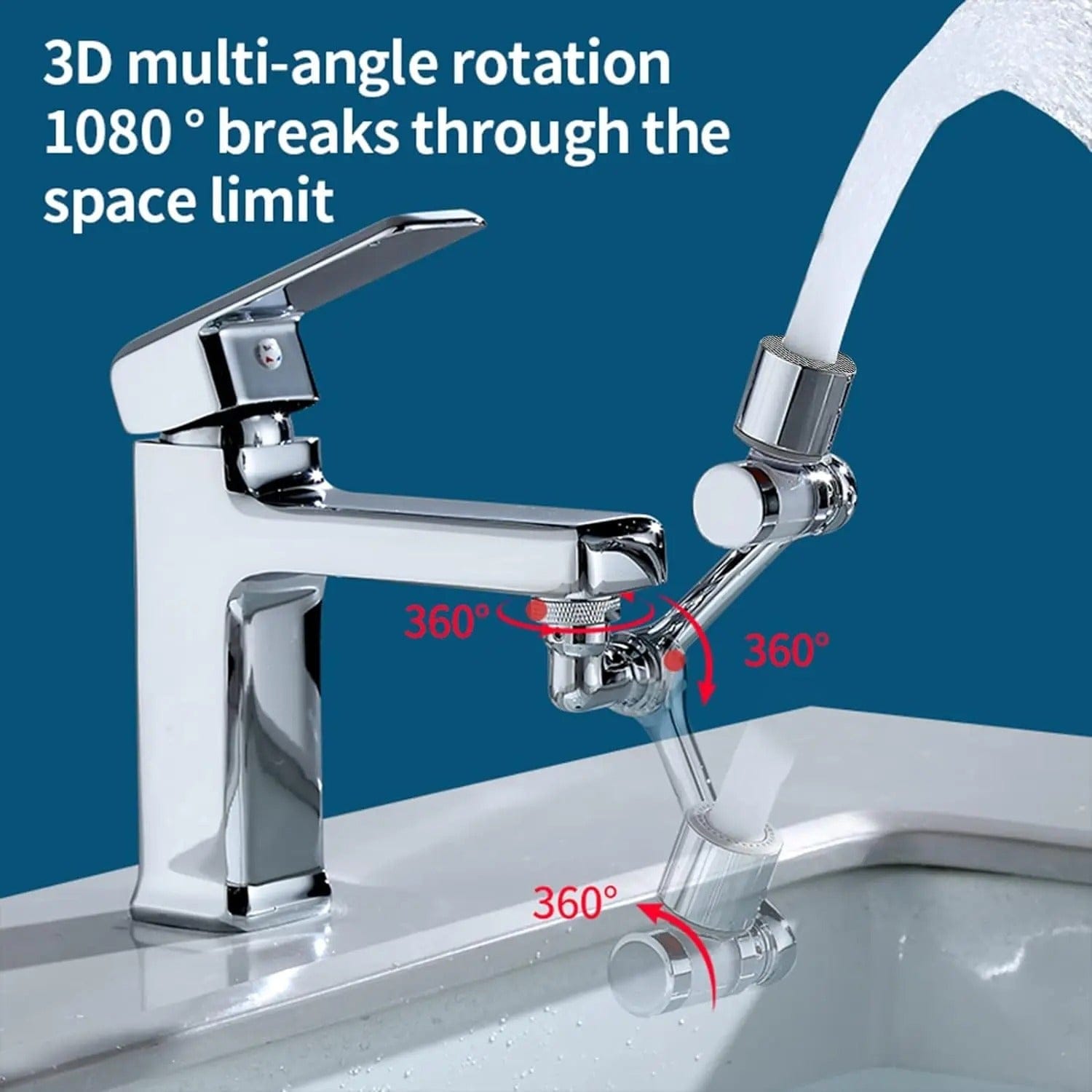 OptimaxFlow Filtered Faucet Extender