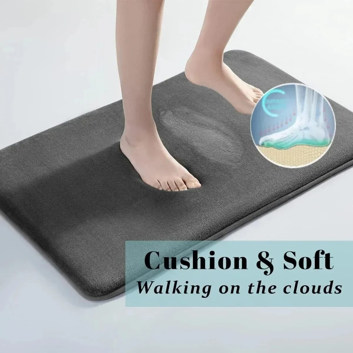 Super Absorbent Anti-Slip Bathroom Mat