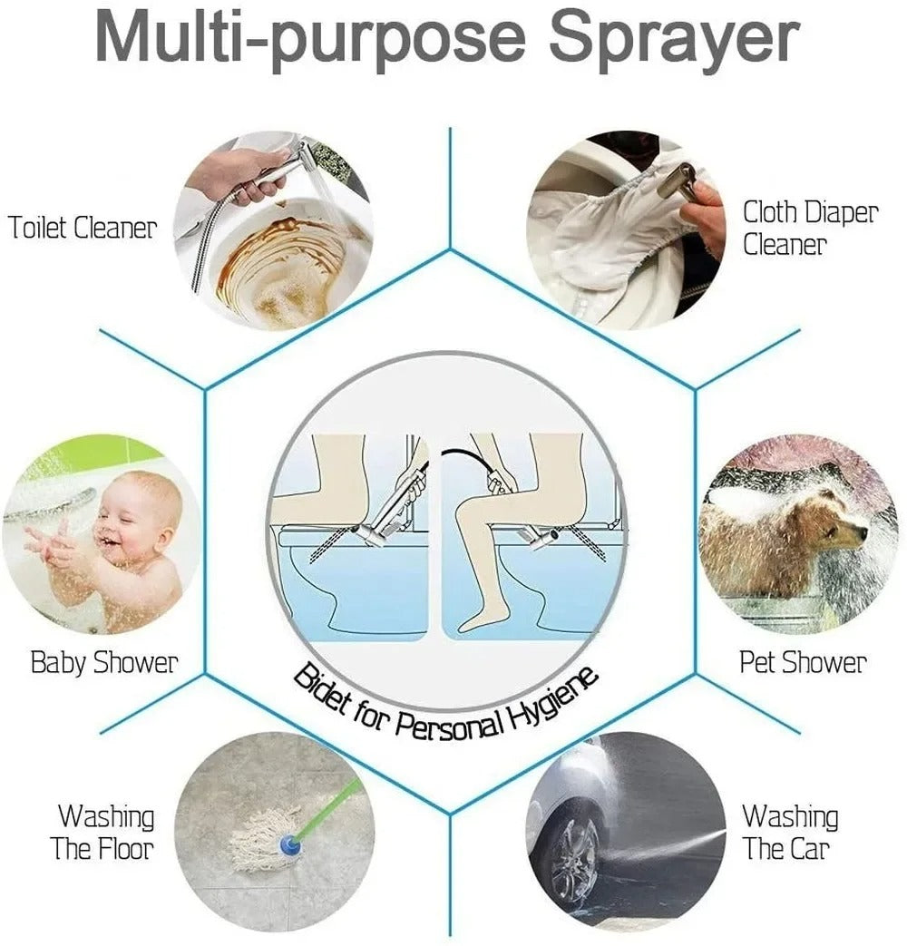 Stainless Steel Handheld Bidet Sprayer