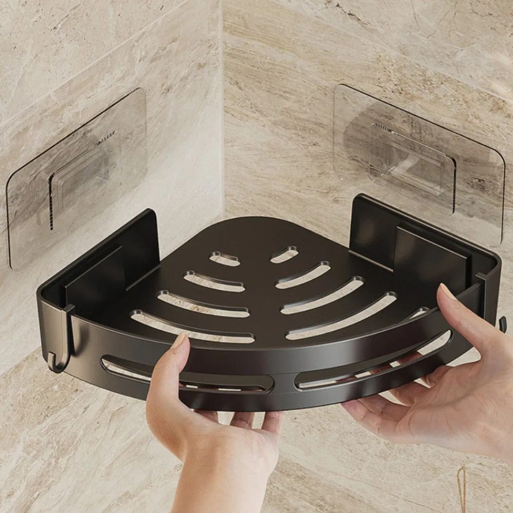 AquaLock No-Punching Shower Shelf