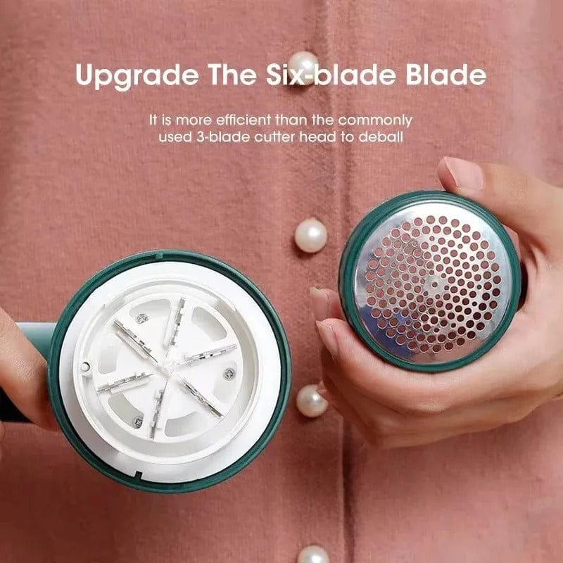 Rechargeable Fabric Shaver 6-Blade Lint Remover with Type-C