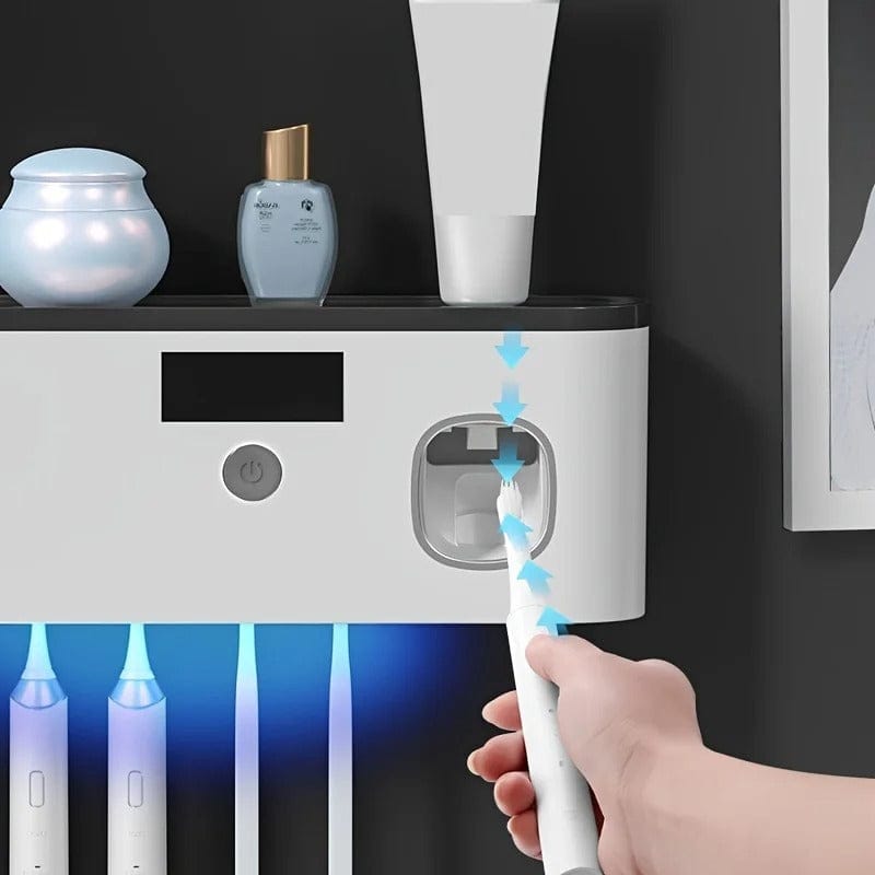 Intelligent Toothbrush Steriliser with Automatic Toothpaste Dispenser