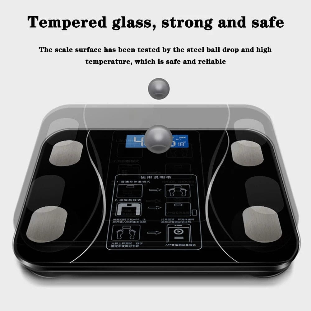 Smart Body Fat Scale – Wireless Digital Weight & Composition Analyzer