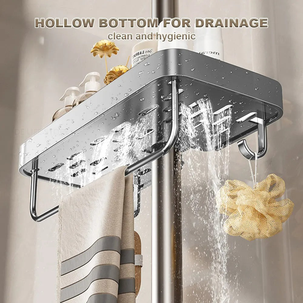 Sleek Aluminum Shower Shelf