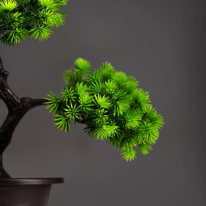 27cm Artificial Pine Bonsai Plant Realistic Indoor Bonsai Tree