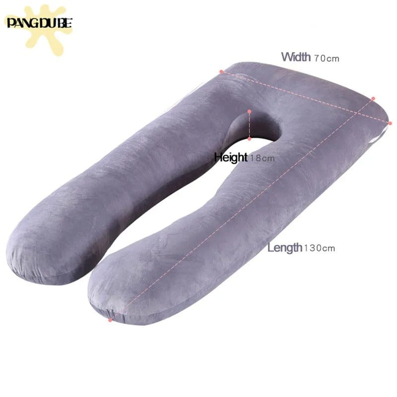 MaternityEase Full-Body Pregnancy Pillow – 130x70cm