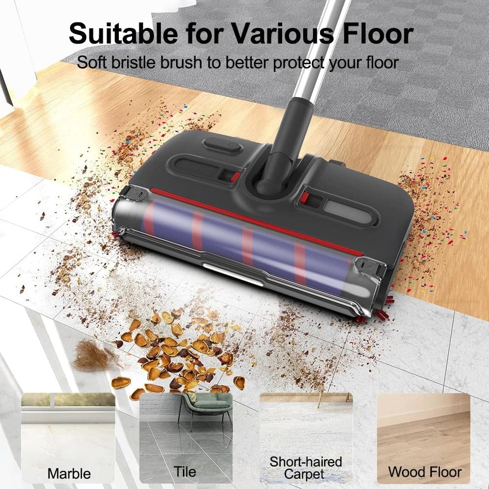 Wireless Electric Floor Sweeper Portable Rotating Handheld Carpet Cleaner