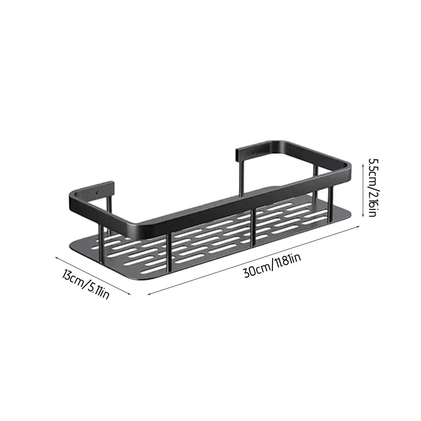 Punch-Free Wall Mounted Shelf
