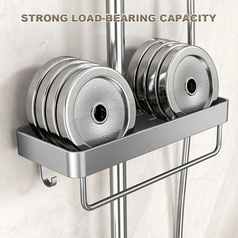 Sleek Aluminum Shower Shelf