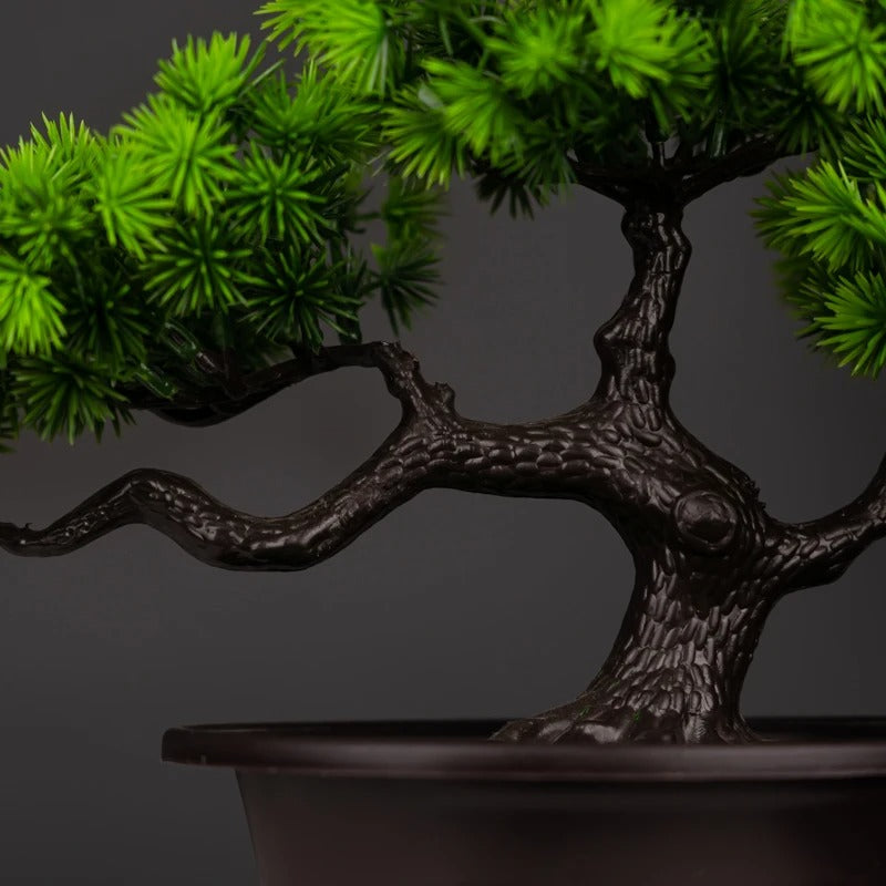 27cm Artificial Pine Bonsai Plant Realistic Indoor Bonsai Tree