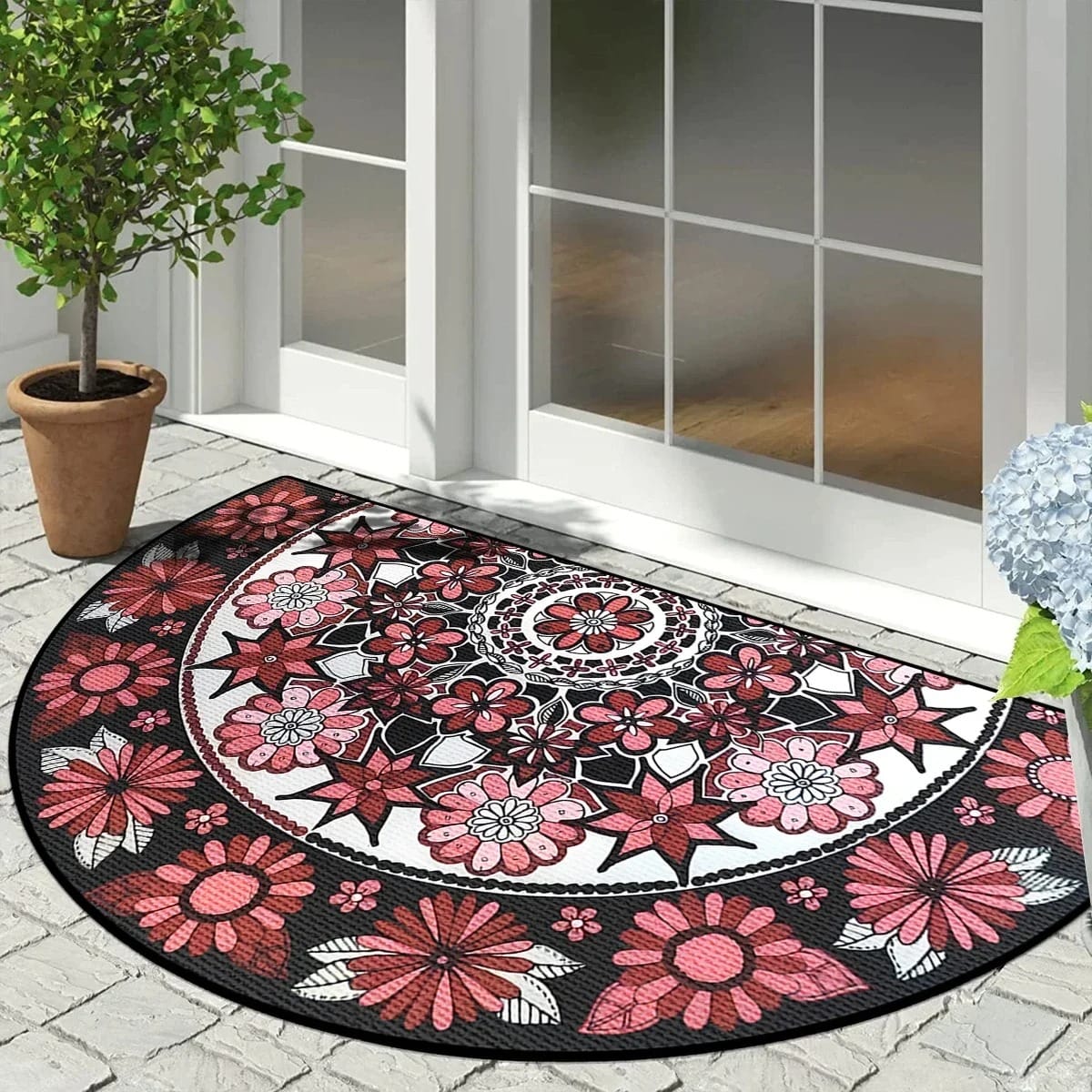 MosaicArc Vintage Non-Slip Door Mat
