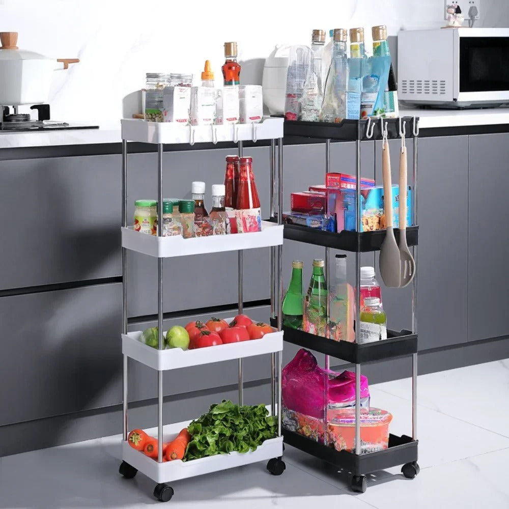Push Trolley Multi-Layer Storage