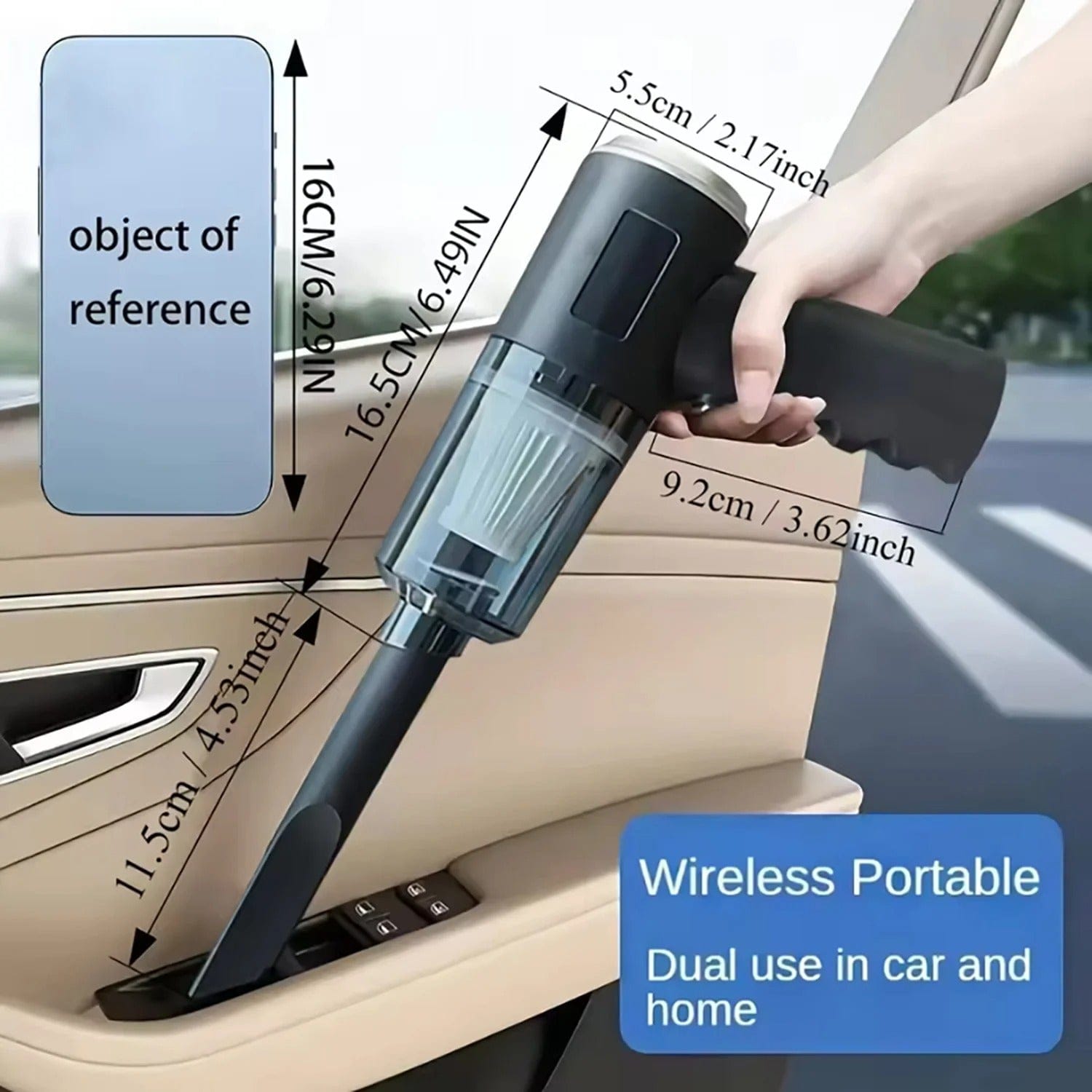 Wireless High-Power Car Vacuum Cleaner 690000Pa Cordless Handheld