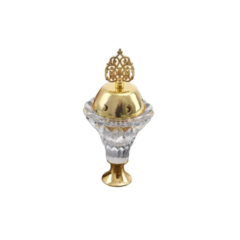 Artificial Crystal Incense Burner with Cover