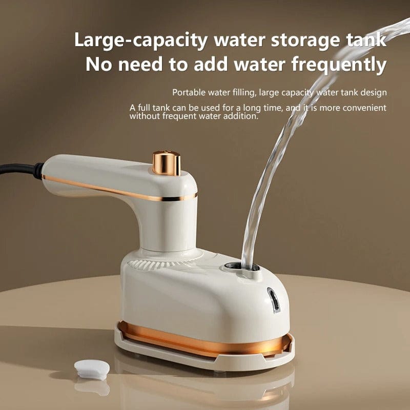 Foldable Handheld Garment Steamer Dual Wet Dry Clothes Iron