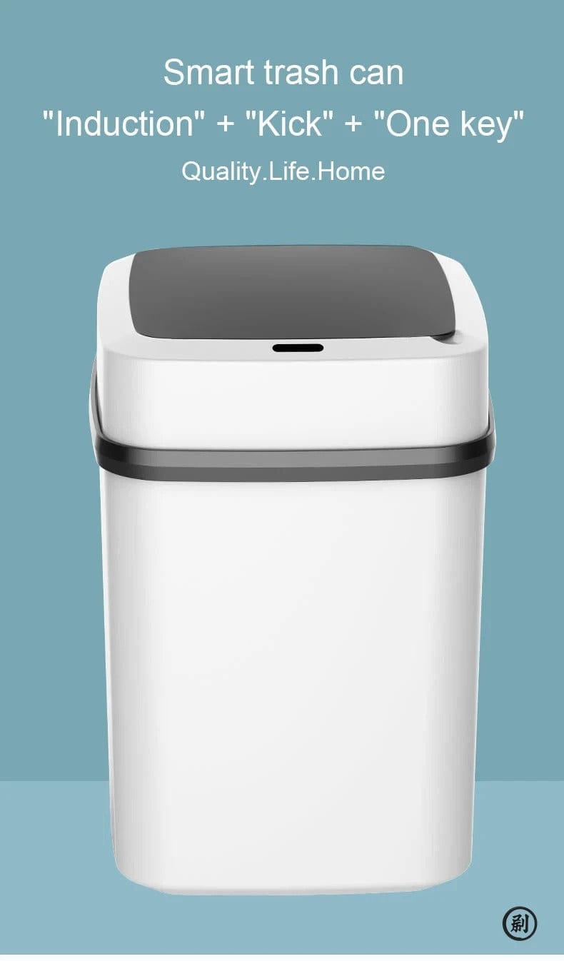 13L Smart Touchless Trash Can for Kitchen and Bathroom