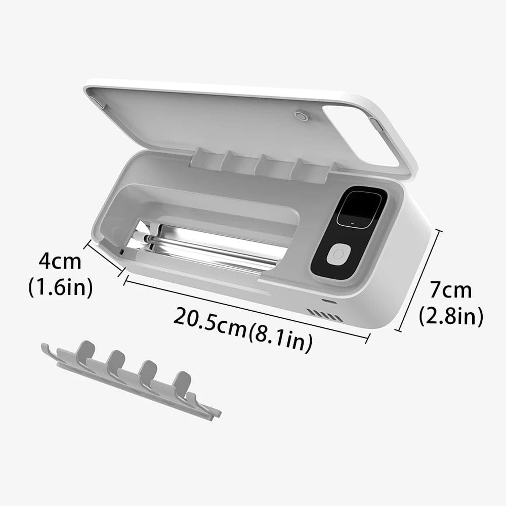 Toothbrush Steriliser – Fast-Drying Wall Mounted LED Holder