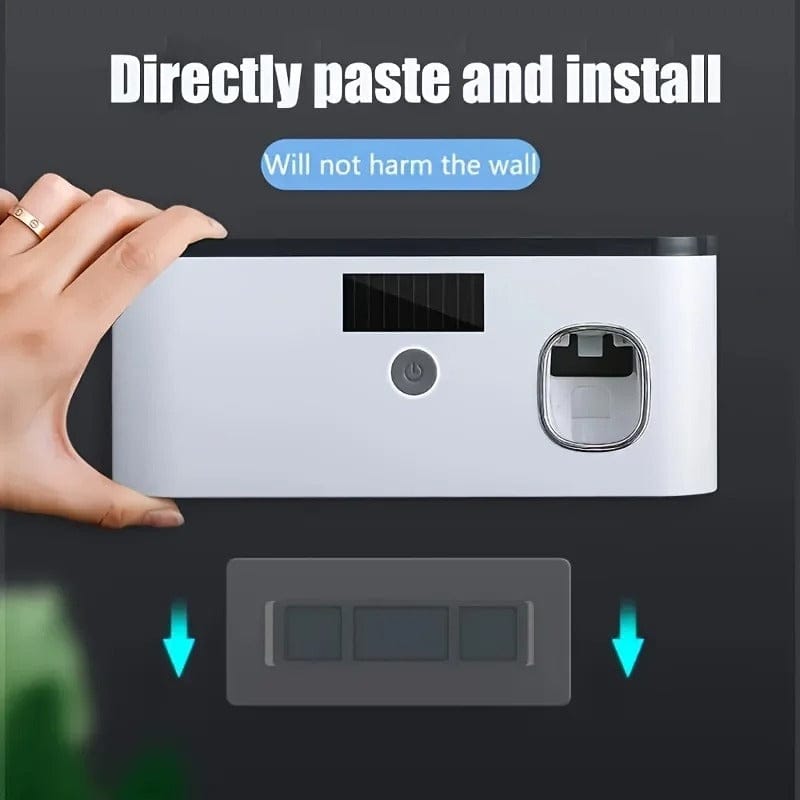 Intelligent Toothbrush Steriliser with Automatic Toothpaste Dispenser