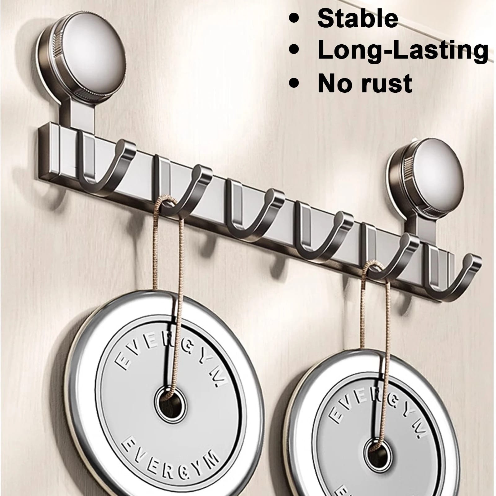Suction Cup Hooks Heavy-Duty Bathroom & Kitchen Wall Hangers
