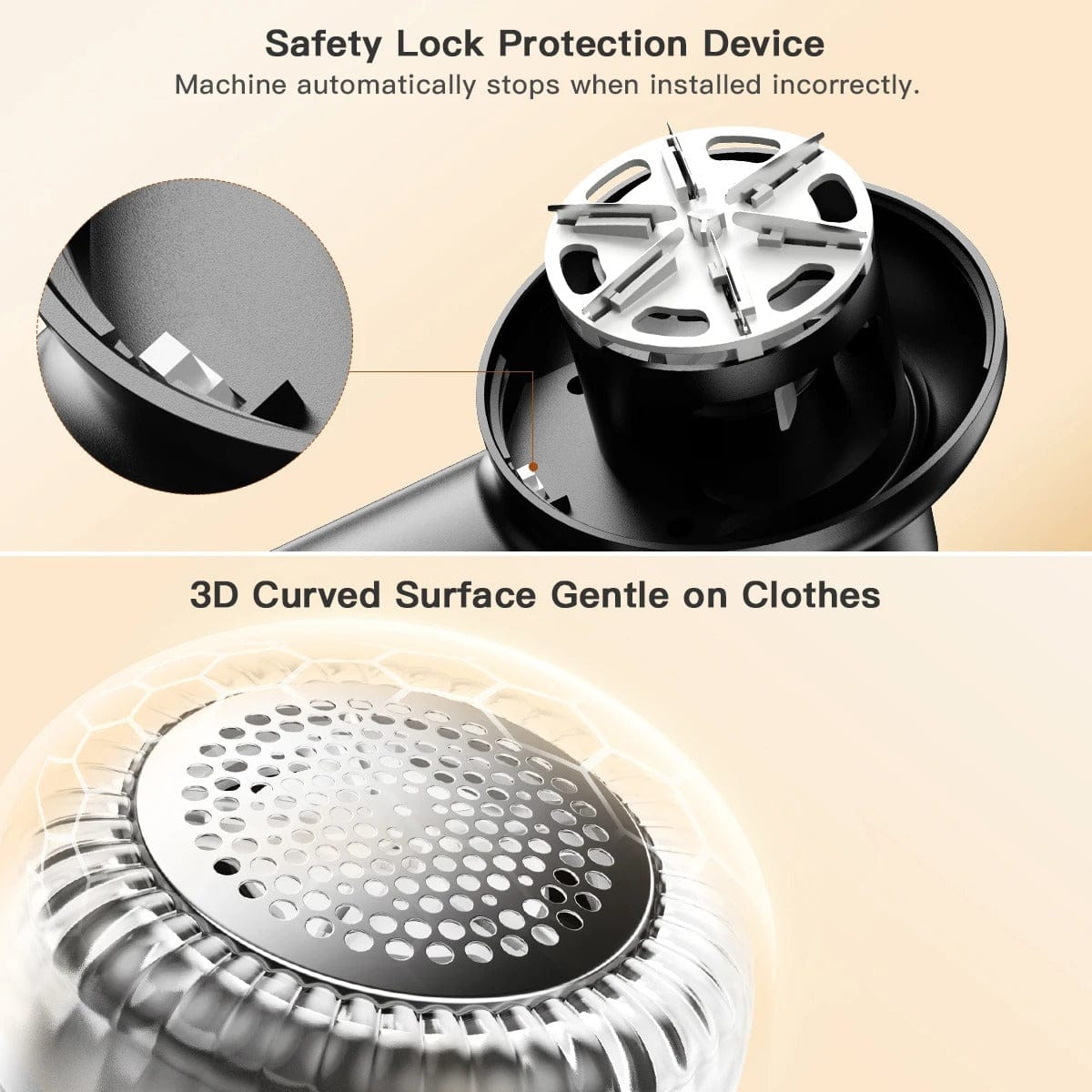 Rechargeable Electric Fabric Shaver with Intelligent Digital Display