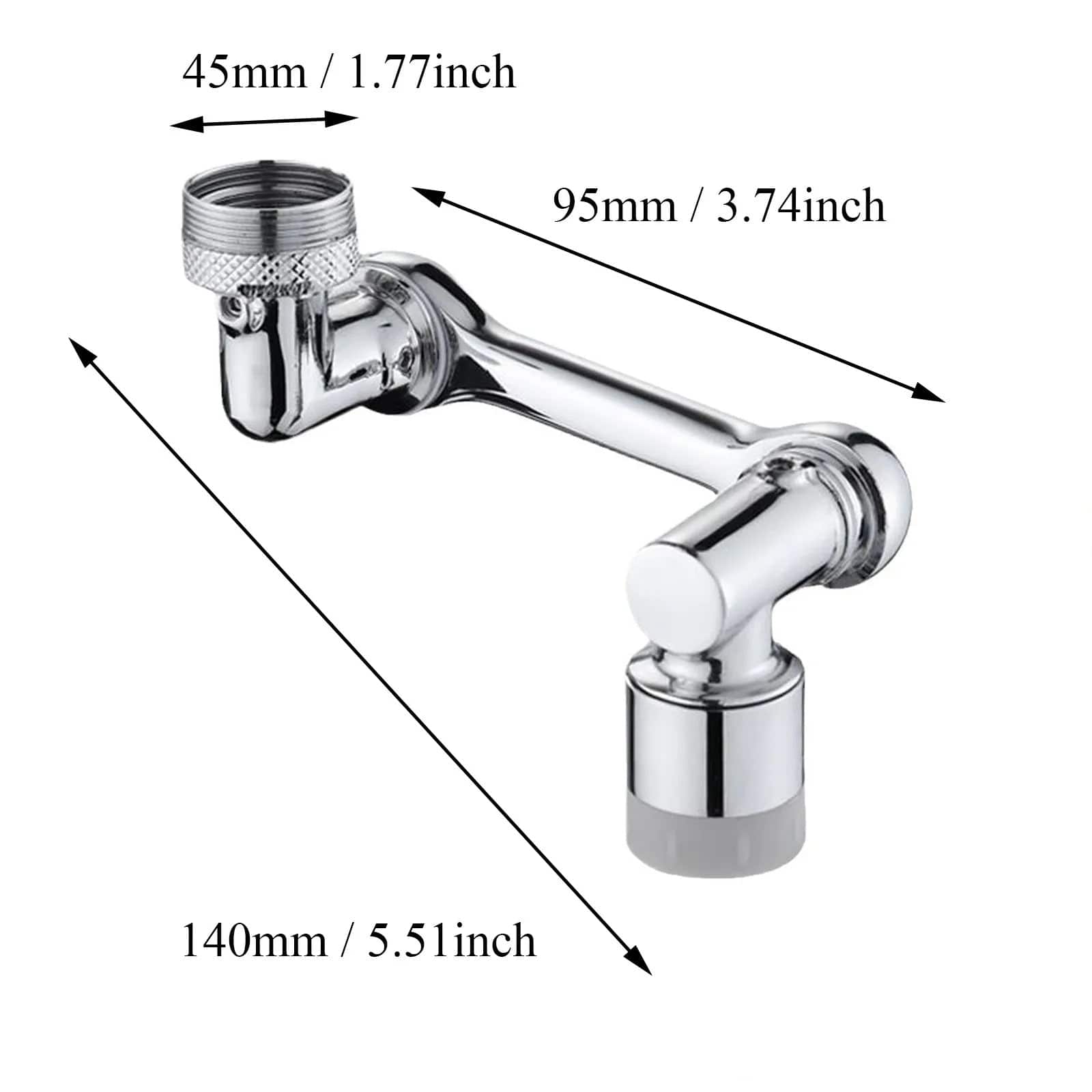 OptimaxFlow Filtered Faucet Extender