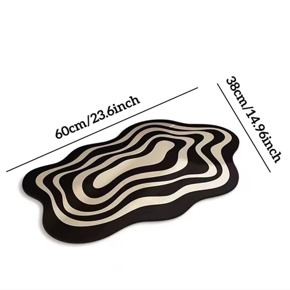 Super Absorbent Diatom Mud Bathroom Mat – Quick-Dry Non-Slip Pad