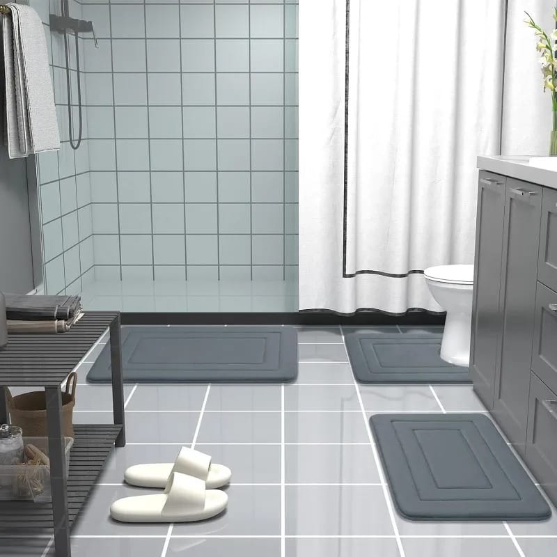 Absorbent Non-Slip Bath Mat