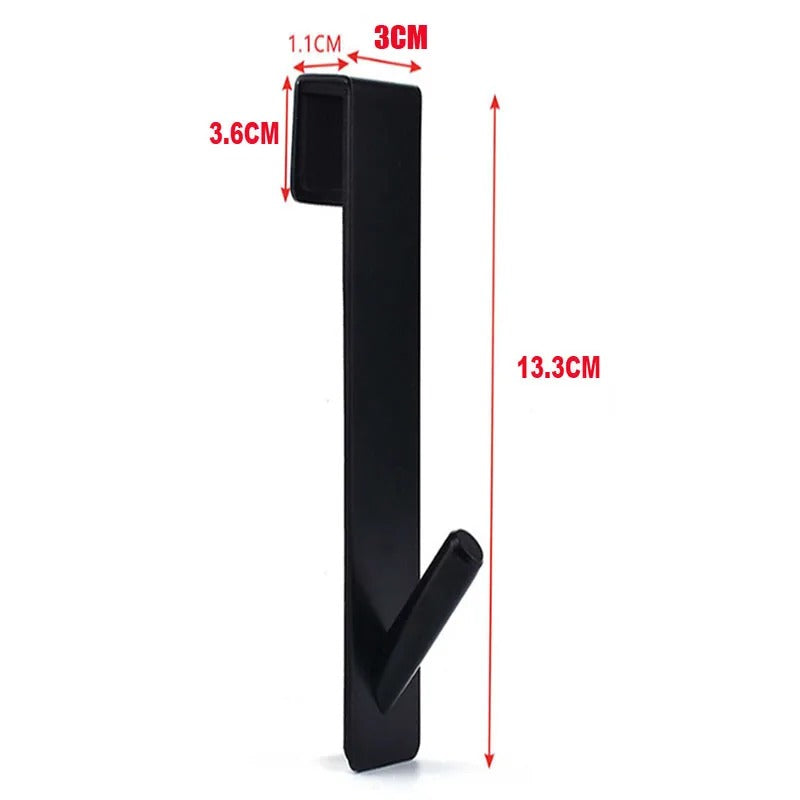 Stainless Steel Over Glass Door Shower Towel Rack