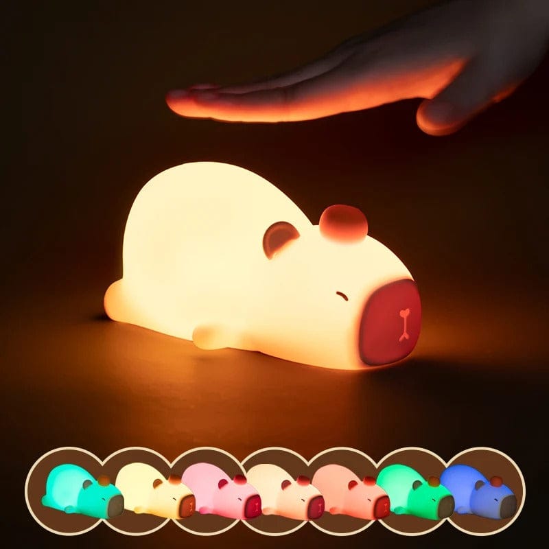 Capybara Glow Silicone Night Light