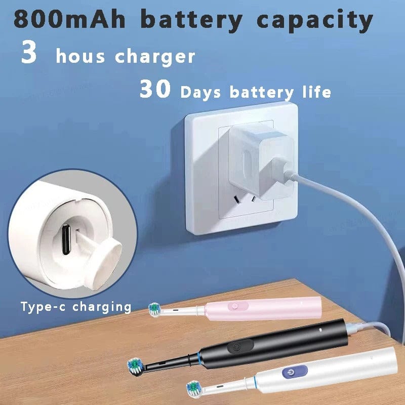 Rotary Electric Toothbrush with Timer