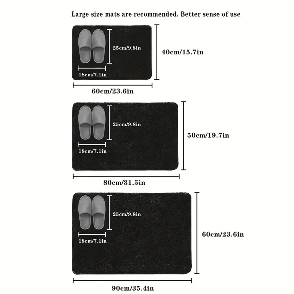 Super Absorbent Anti-Slip Bathroom Mat