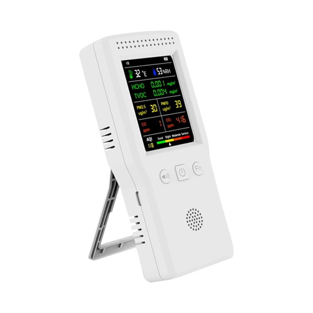 9-in-1 Digital Air Quality Monitor with CO2 Detection